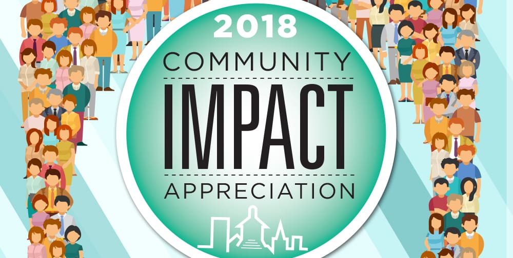2018 Community Impact Appreciation Winners