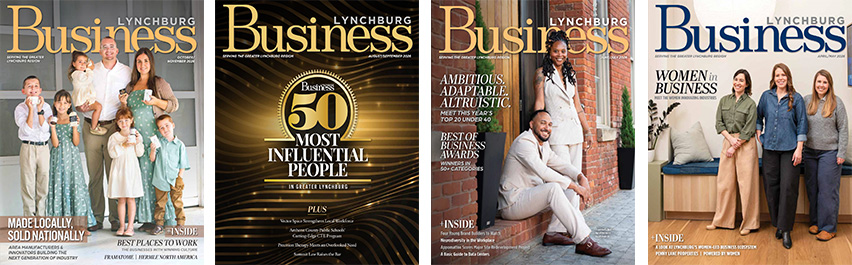 Lynchburg Business Mag Covers
